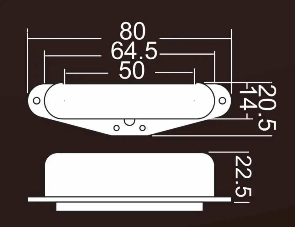 Хром Одиночная катушка TL шейный пикап электрическая гитара Пикапы Для Telecaster |