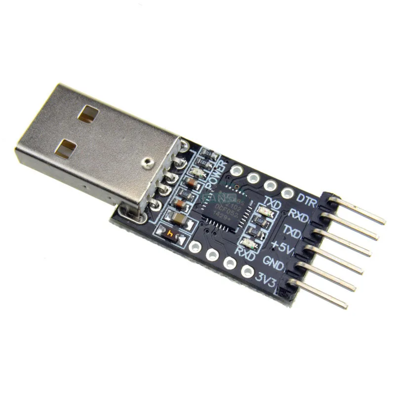 Модуль CP2102 USB 2 0 в TTL UART 6 контактный последовательный преобразователь замена STC FT232