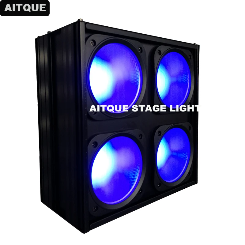(4 светильник ильника s/чехол) Led studio ing 4 blinder matrix wash Eye LED Audience Stage light Blinder RGB 3 в 1 road