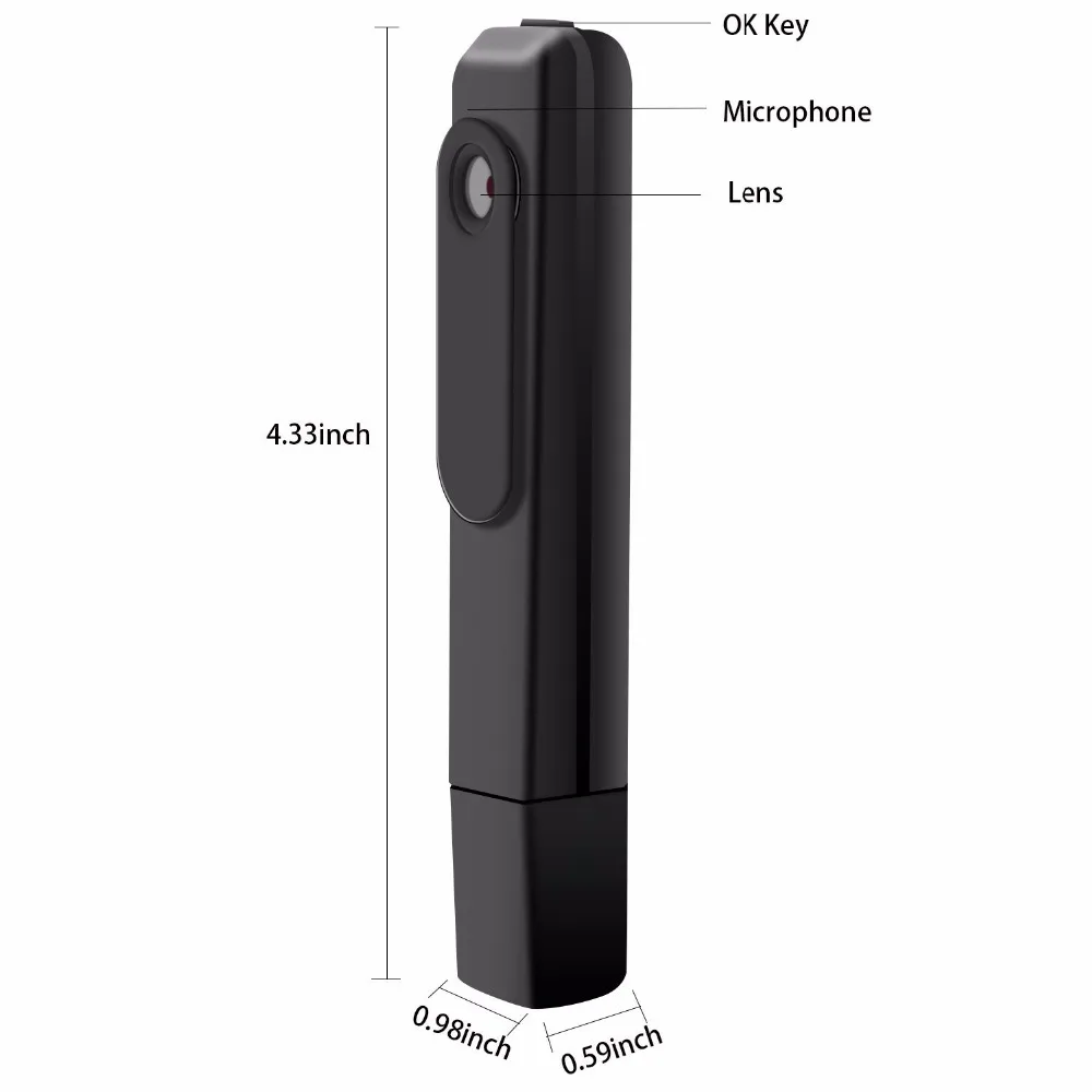 C18 мини Камера 2 7 К HD H.264 Pen camera портативный диктофон работает во время зарядки Mini DV