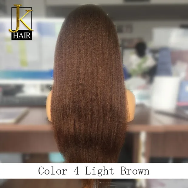 Кудрявые прямые полный парик шнурка 150% плотность Remy бразильские человеческие