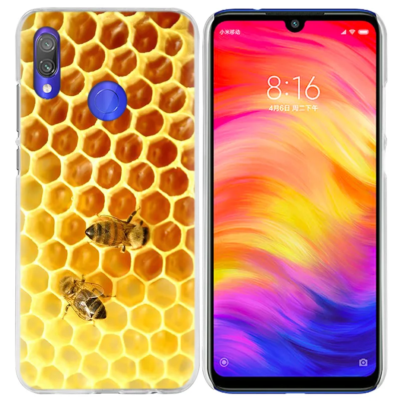 Чехол с Пчелой золотым медом для Xiao mi Red mi Go Note 7 6 6A Pro S2 5 5A 4X mi A1 A2 9 mi x 3 5G 8 lite Play F1 жесткий чехол для телефона