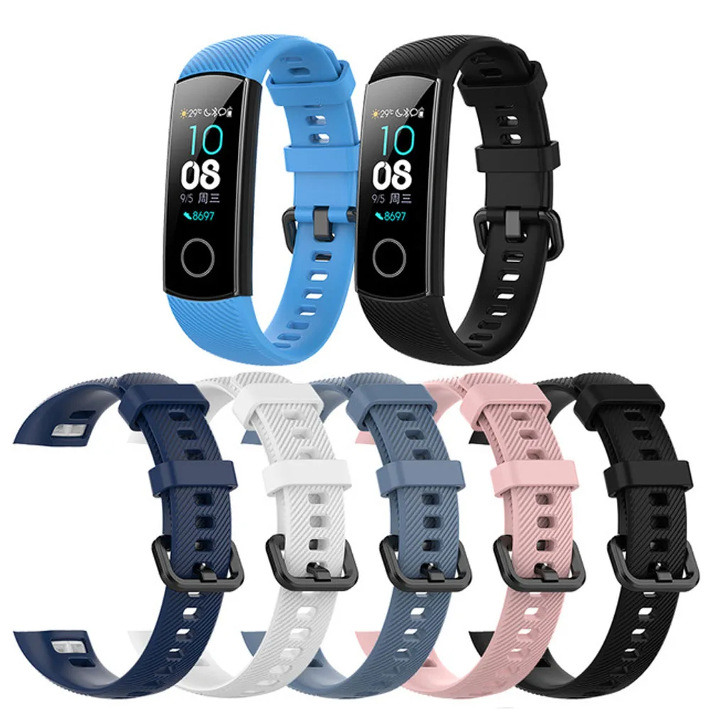 Ремешок силиконовый для Huawei Honor Band 4 стандартная версия Смарт браслета спортивный