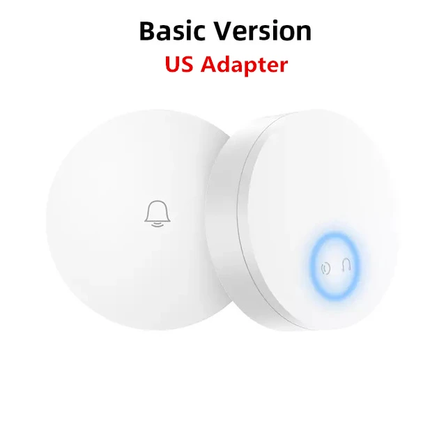 basic US plug Xiaomi Mijia Linptech Smart wifi беспроводной дверной звонок самогенерирующий AC 110-240 В интеллектуальное управление памятью работа с приложением mihome - Цвет: basic US plug
