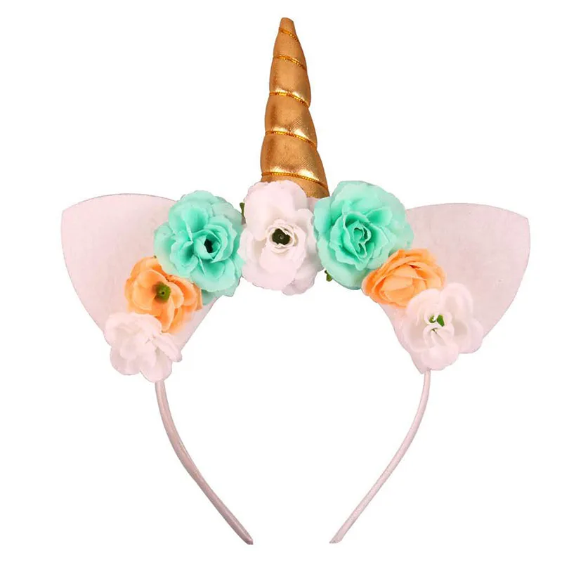 Милые ободки с единорогами для девочек детские головные уборы фото реквизит