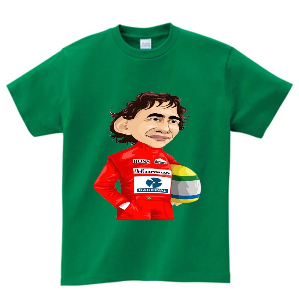 Детская брендовая новая футболка AYRTON SENNA детская повседневная хлопковая