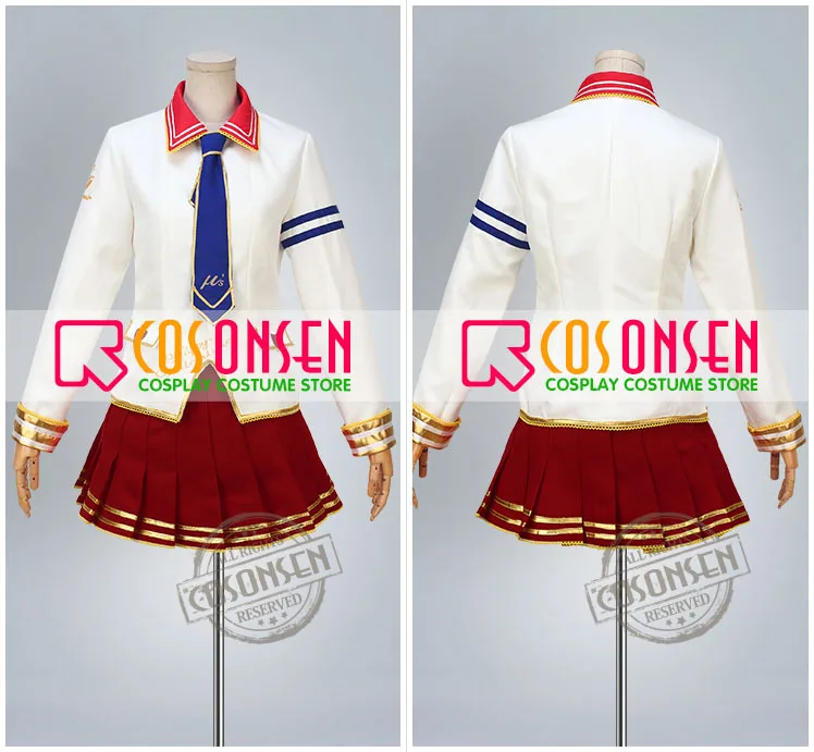 COSPLAYONSEN аниме Love Live! Костюм для косплея Валентина ED Umi Sonoda Eli Ayase Maki Nishikino все размеры