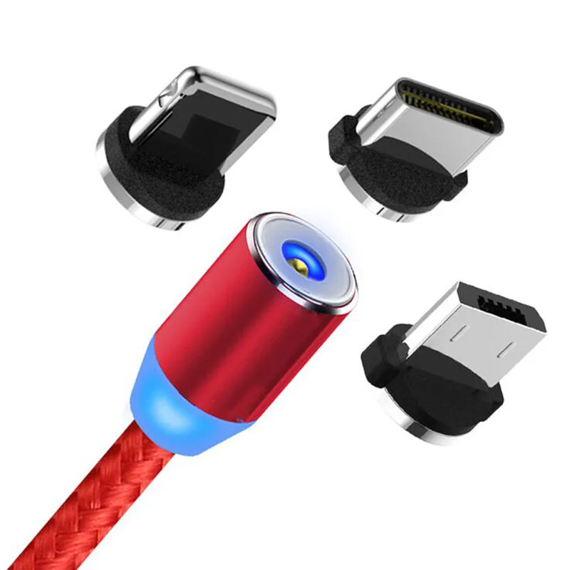 Магнитный зарядный кабель типа C для Apple Micro USB Type телефонный iPhone X 7 8 6 Samsung Xiaomi