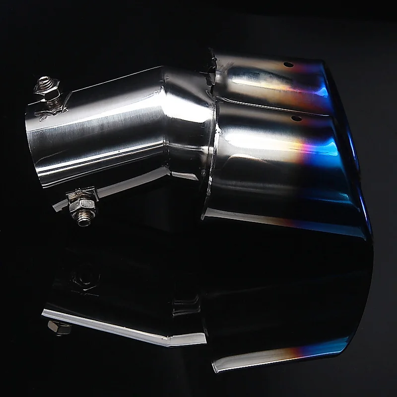 Модифицированный автомобильный глушитель выхлопной трубы из нержавеющей стали