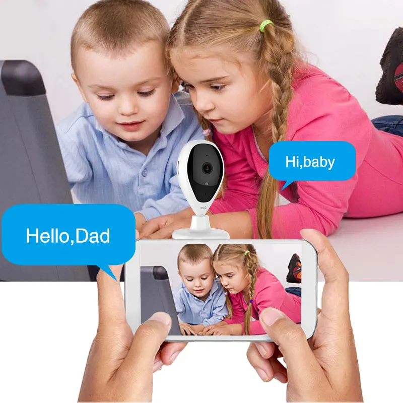 Защита для безопасности, Wi-Fi камера, Wi-Fi, 1080 p, скрытая камера в форме капли, аппарат, двухсторонняя Интерком, IR, магазин одежды 3
