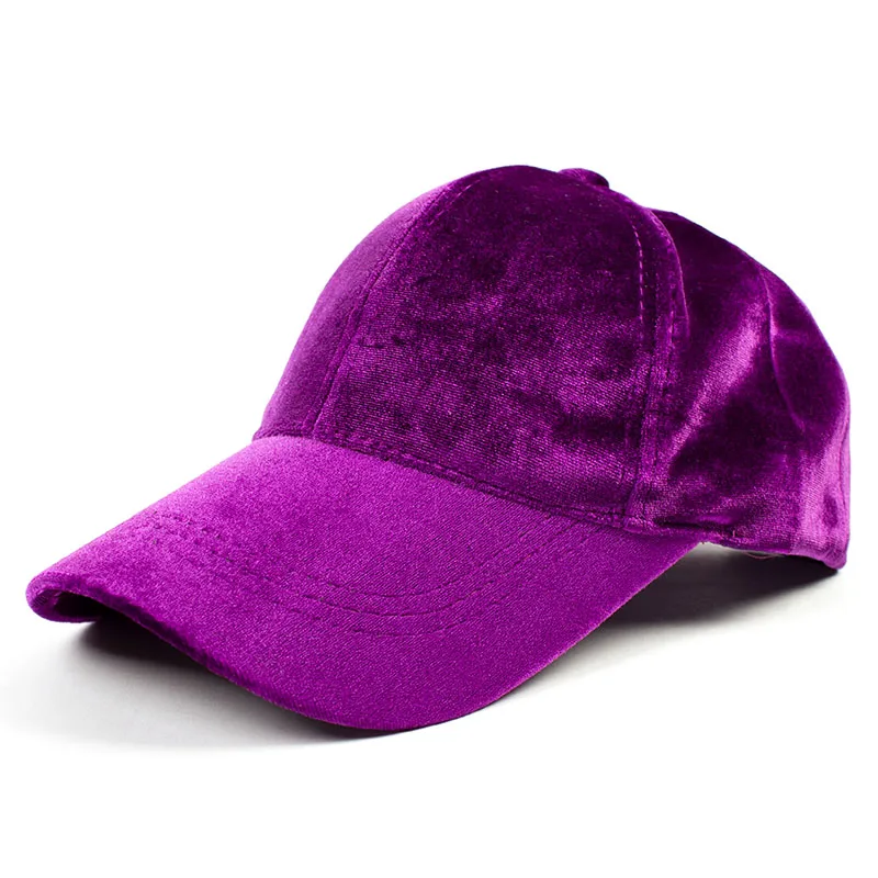 Purple Бренд Geebro,, Весенняя Вельветовая бейсболка, женская, простая, черная, мужская, модная, чистая Кепка, s, плоская кепка, Bone Gorras Casquette - Цвет: Purple