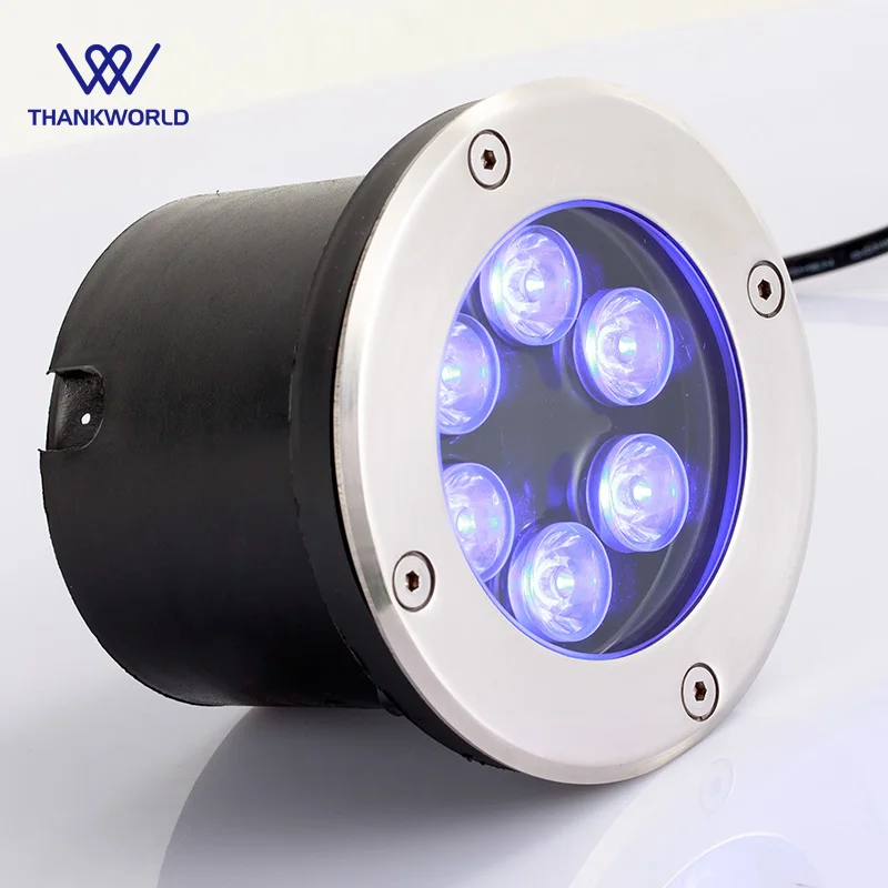Хит продаж водонепроницаемая светодиодная подземная лампа 6 Вт 220 В 110 наружное