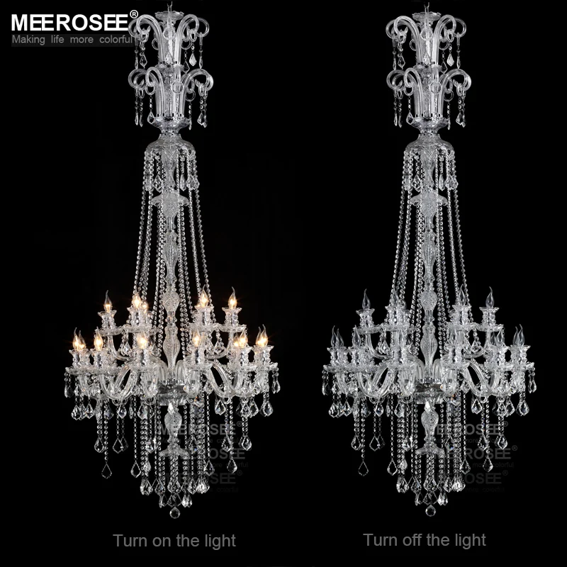 Contemporary Clear Crystal chandelier lights Galaxy Long Cristal suspension lamp Glass lighting fixture 100% Guaranteed lustre | Лампы и