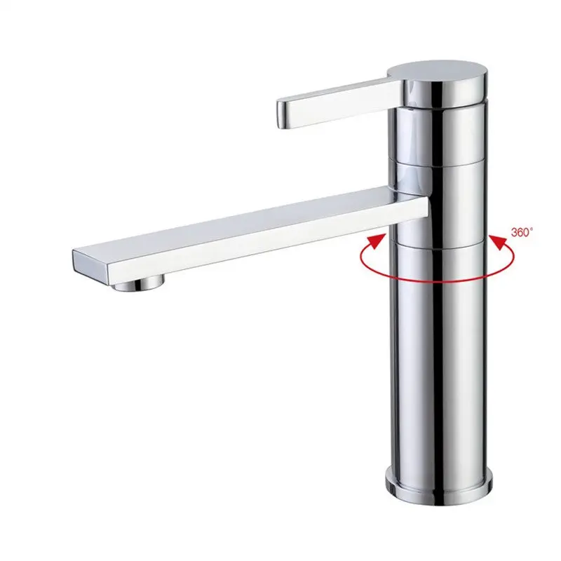 Смесители для раковины в ванной комнате латунный Смеситель горячей и холодной