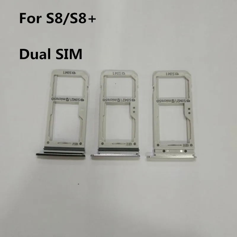 100 шт./лот слот для sim карты держатель SD адаптер одной и две Samsung Galaxy S8 G950 Plus