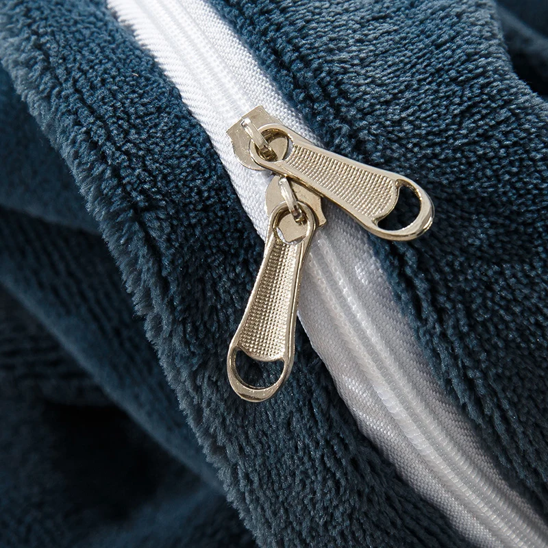 Новинка 2018 Комплект постельного белья из белой плюшевой ткани мягкое постельное