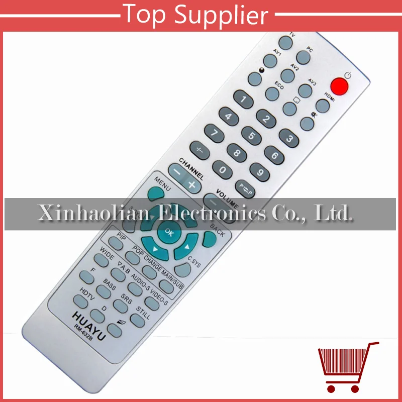 RM 632B Универсальный ТВ удаленного Управление Huayu ЖК дисплей Sanyo|tv dvd for cars|tv on pc usbtv game