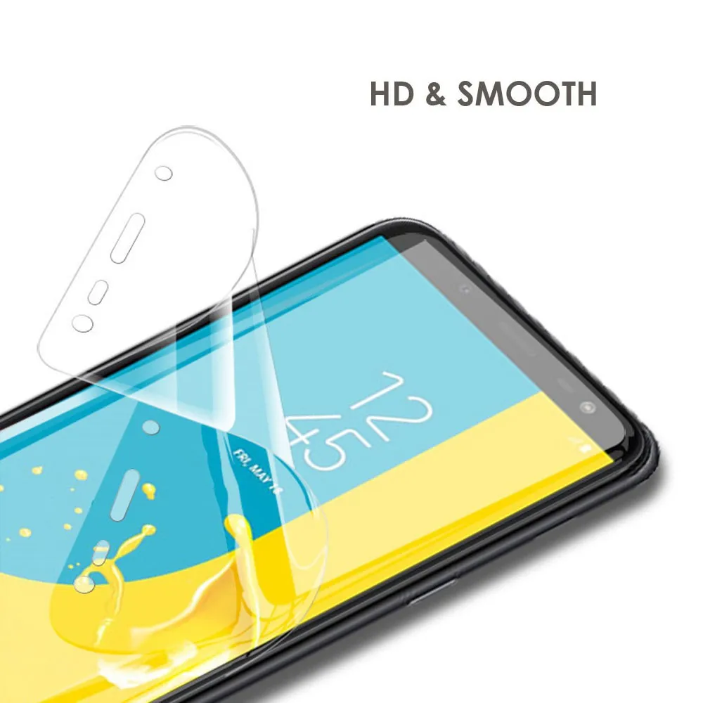 Гидрогелевая Защитная пленка с полным покрытием 7D для Samsung Galaxy A9 A9s A8s A8 Plus A7 A6 A6s