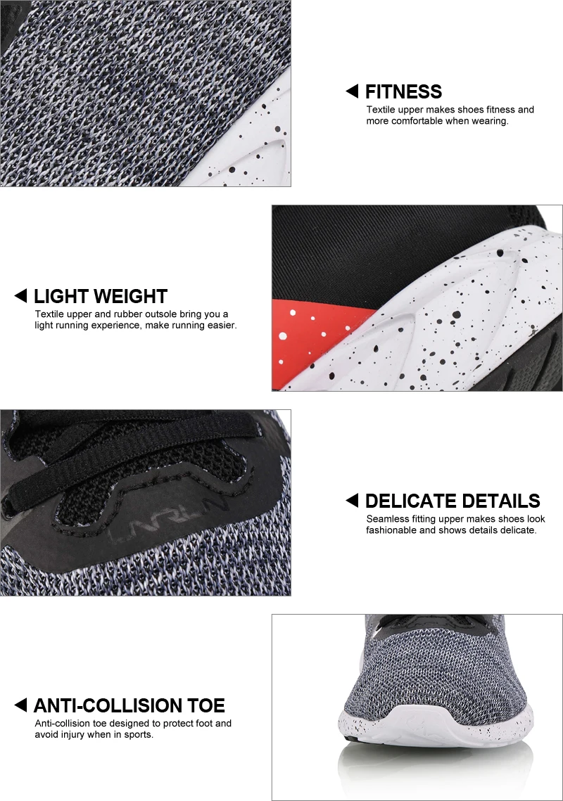Li-Ning/мужская спортивная обувь для бега; светильник для бега; дышащие Текстильные кроссовки; удобная спортивная обувь для фитнеса; ARBN003 XYP628