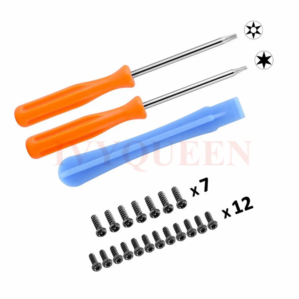 Tools and Screws Игровой набор IVYUEEN для Xbox One X S Slim/Elite контроллер Torx T8H T6 отвертка инструмент для ремонта с винтами - Цвет: Tools and Screws