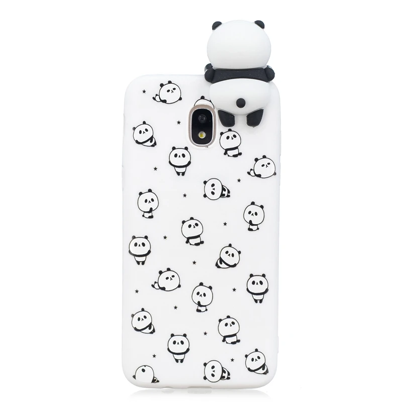 3D Case For Samsung Galaxy J3 2018 Cute Panda Unicorn Cat Phone Cases Coque |