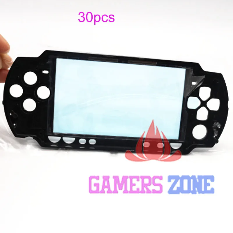 30 шт. черный Корпус Дело Лицевая панель В виде ракушки для Оборудование PSP 2000 2001 2003