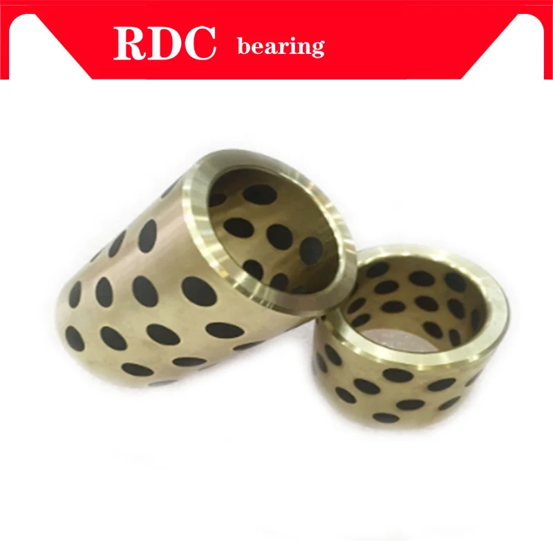 Бесплатная доставка 4 шт. линейный графитовый медный подшипник 35x52x70 мм медная