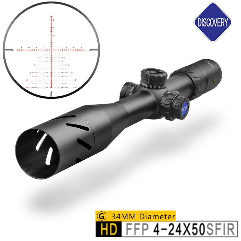 Оптический прицел Discovery HD 4 24X50 для охоты коллиматора охоты|optic sight|riflescopes huntingcollimator