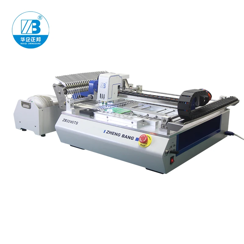 Low Cost Pick Place Machine ZB3245TS with 4pcs camera / LED Chip Mounter Machine/ LED SMT Assembly Machine