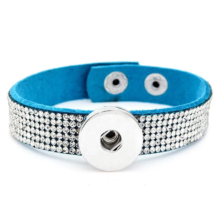 Модный Красочный Простой Кристальный Бархатный браслет браслеты 18 см мм кнопки