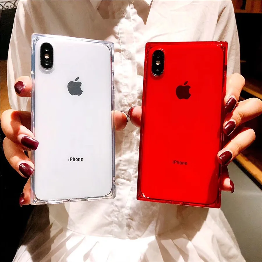 Heavy Duty Protection Phone Case For iPhone 6 6S 7 8 Plus X XS Max XR Transparent Silicone Tpu Soft Cover Coque | Мобильные телефоны