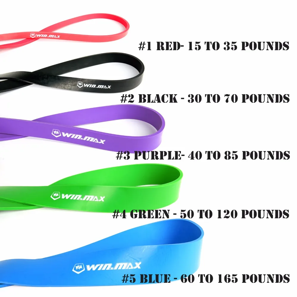 WinMax Эспандеры для подтягивания Assist& Powerlifting CrossFit петля Бодибилдинг Йога упражнения Fit-одиночная полоса и набор