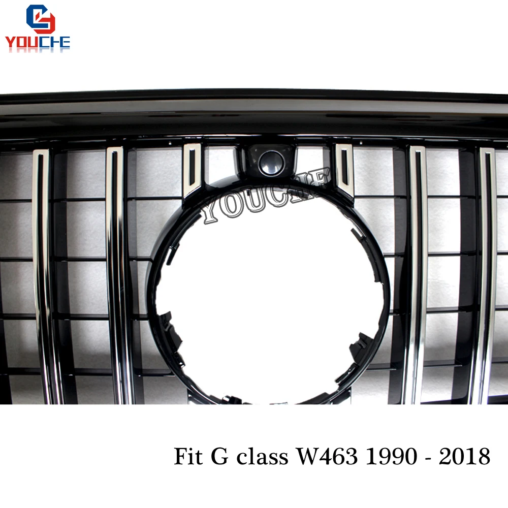 W463 GT стиль для Mercedes G Class G350 G400 G500 G550 1990 2018 сменный гоночный передний бампер Гриль GTR