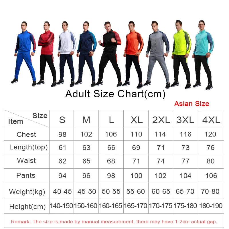 Мужские спортивные костюмы Survete футбольные наборы для взрослых рубашки топы