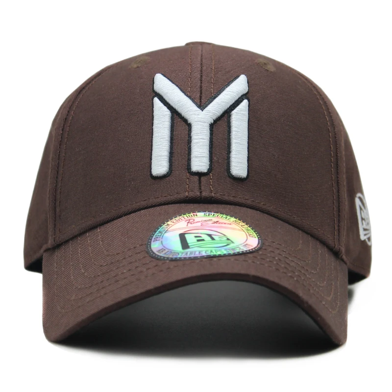 MNKNCL Высококачественная брендовая бейсболка с вышитыми буквами хлопковая для