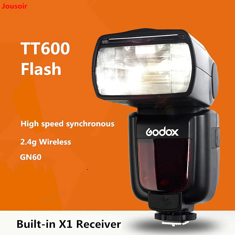 Вспышка Godox TT600 универсальная высокоскоростная синхронная 2 4g Беспроводная GN60