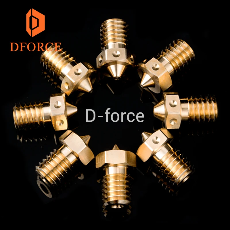 DFORCE высокое качество E3D V6 сопла для 3D принтеров hotend полный размер пакет сопло