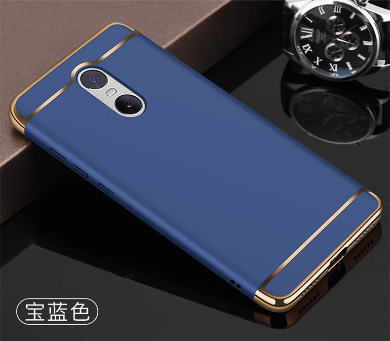 Чехол для Xiaomi Redmi 5, чехол s, роскошная защитная задняя крышка, 3 в 1, Жесткий PC Гибридный чехол s для Xiomi Redmi 5 Plus 5 Plus, чехол - Цвет: Blue