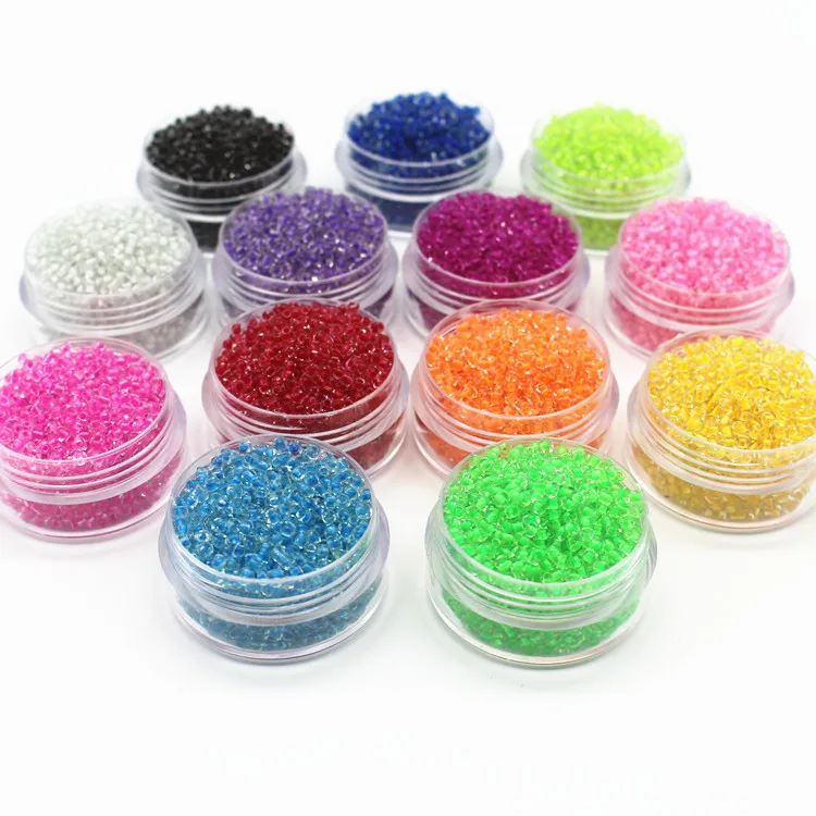 2 мм чешские бусины-разделители 3000 шт./лот стеклянные мини-бусины материал для