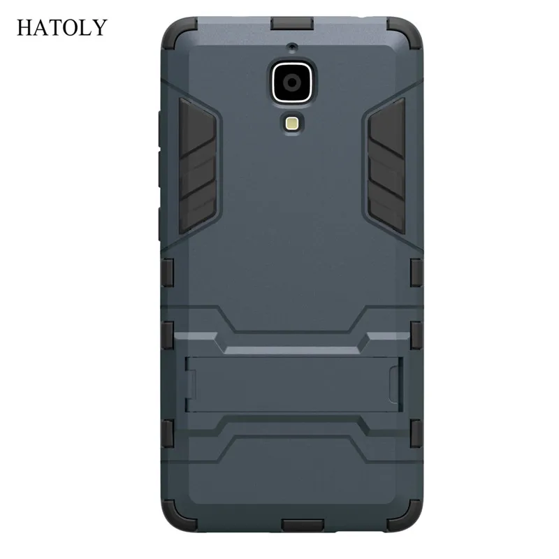 Чехол HATOLY для Xiaomi Mi4 ударопрочный гибридный прочный силиконовый резиновый