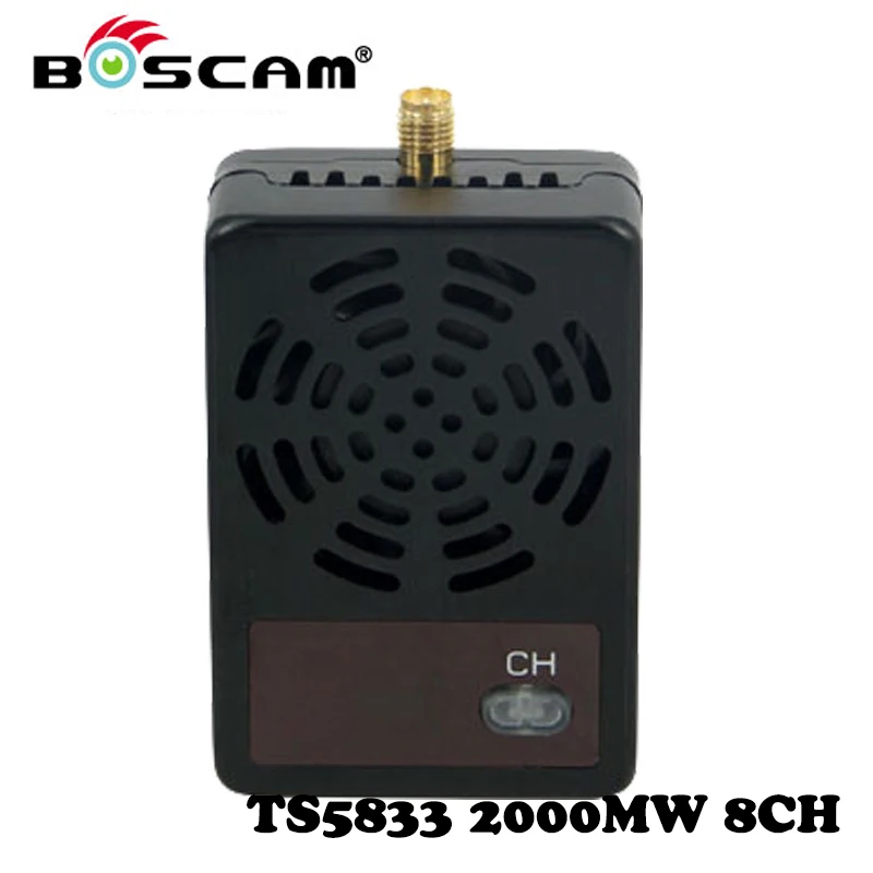 Оригинал Boscam TS5833 2000 МВт 8-канальный 5.8 ГГц FPV беспроводные Видео AV Аудио-Видео