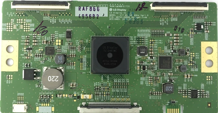 Оригинальный ЖК-контроллер Latumab логическая плата TCON для LG V17 65 UHD 60HZ vey1.0 6870C-0689A