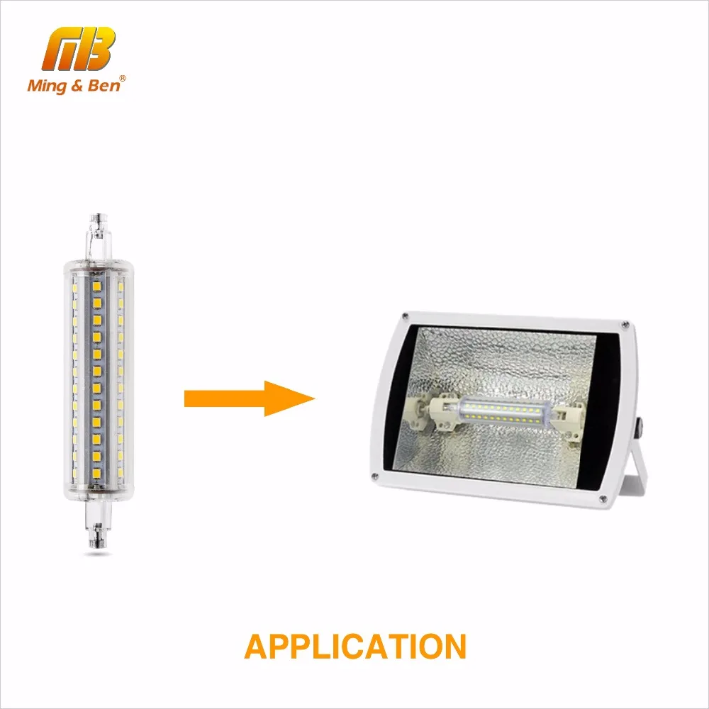 Светодиодный Диммируемый Светильник R7S Corn SMD2835 5 Вт 10 15 светодиодный светильник AC
