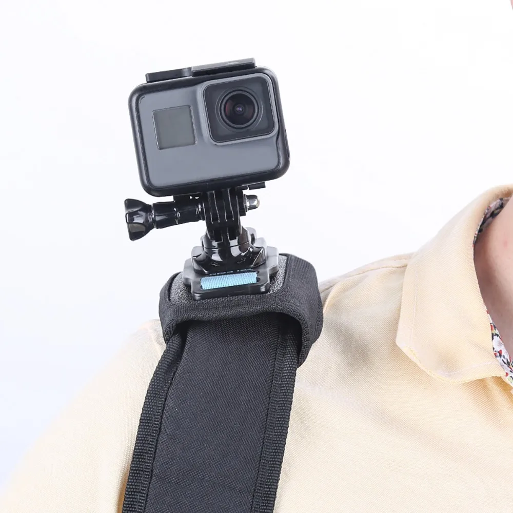 Для GoPro рюкзак на лямках кронштейн держатель неподвижная фигура для GoPro Hero 7 6 5 SJCAM eken аксессуары для спортивной камеры