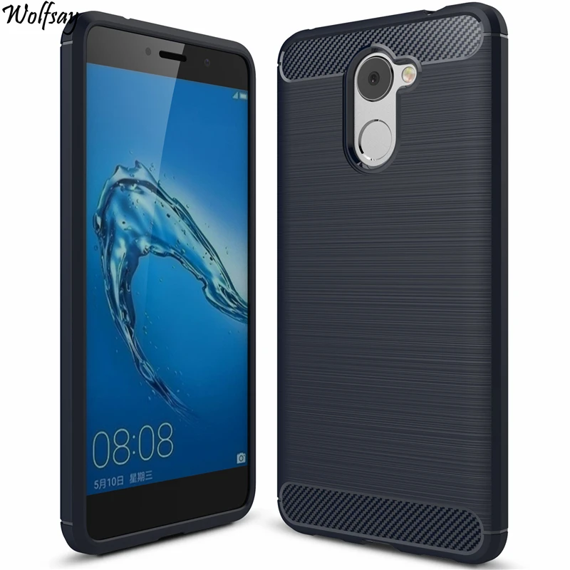 Чехол для телефона Huawei Y7 Prime 2018 чехол из углеродного волокна мягкий силиконовый