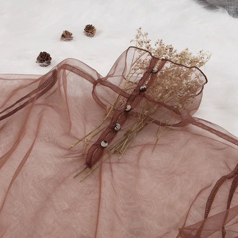 2018 Осенняя женская прозрачная Сетчатая футболка сексуальная клубная с длинным