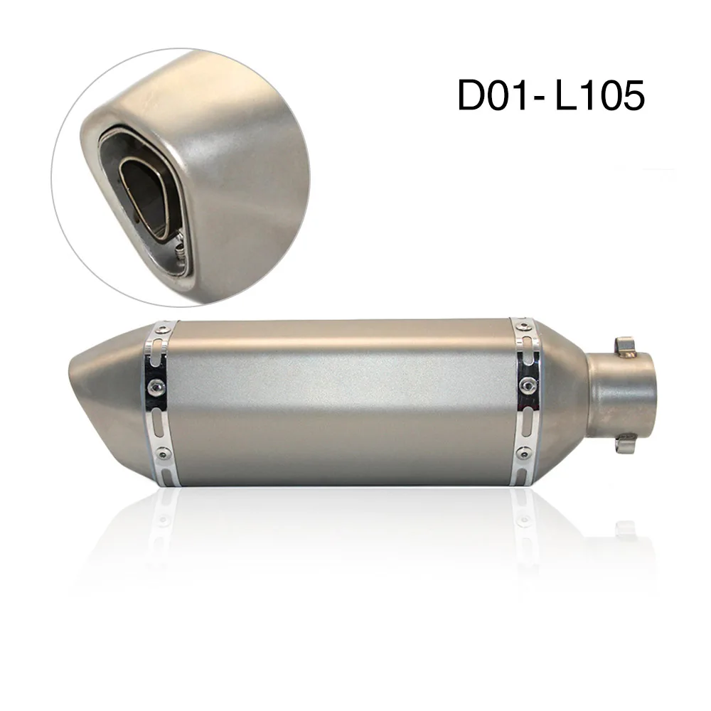 D-01 ZSDTRP Универсальный мотоцикл изменение Akrapovic выхлопная труба с глушителем Moto велосипед Escape для Yamaha Honda KTM Kawasaki Ducati - Цвет: D-01