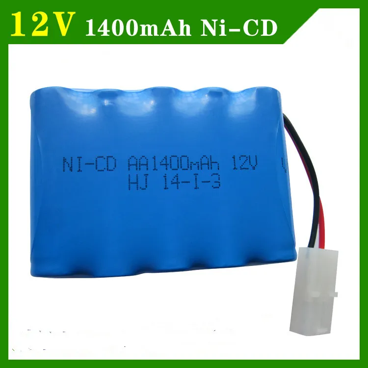 Cncool12v 1400 mah аккумулятор ni cd 12 v aa аккумуляторные батареи c перезаряжающийся