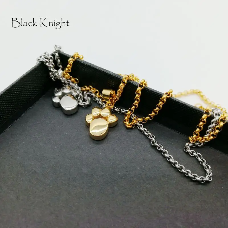 Ожерелье в виде лап черного рыцаря из нержавеющей стали 316L