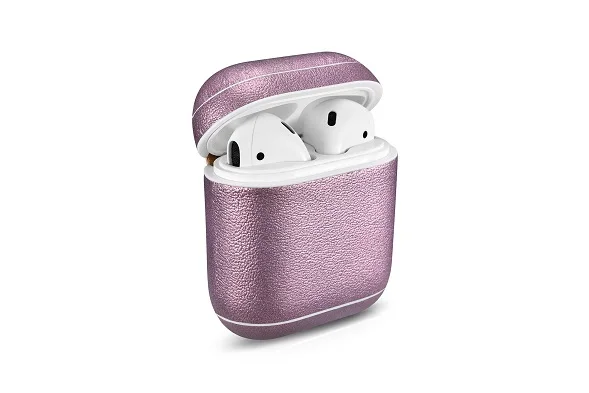 Glitter-PP Чехол для наушников для Apple Airpods из натуральной кожи, чехол для наушников, аксессуары для наушников, защитный беспроводной чехол - Цвет: Glitter-PP